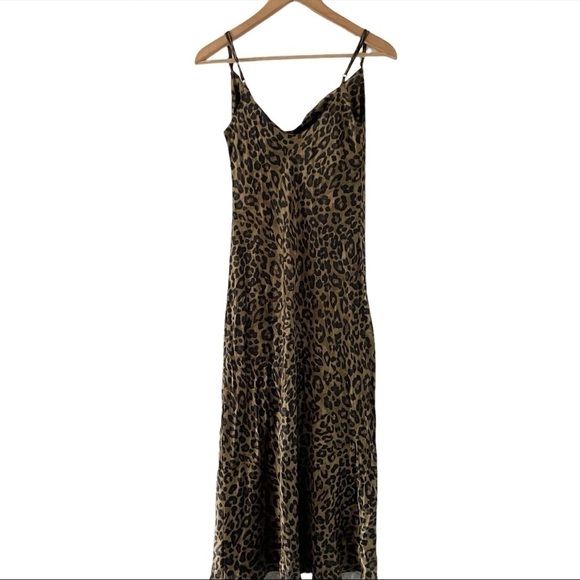 Zara Blogger Favorite Leopard Print Slip Dress - Picture 10 of 15